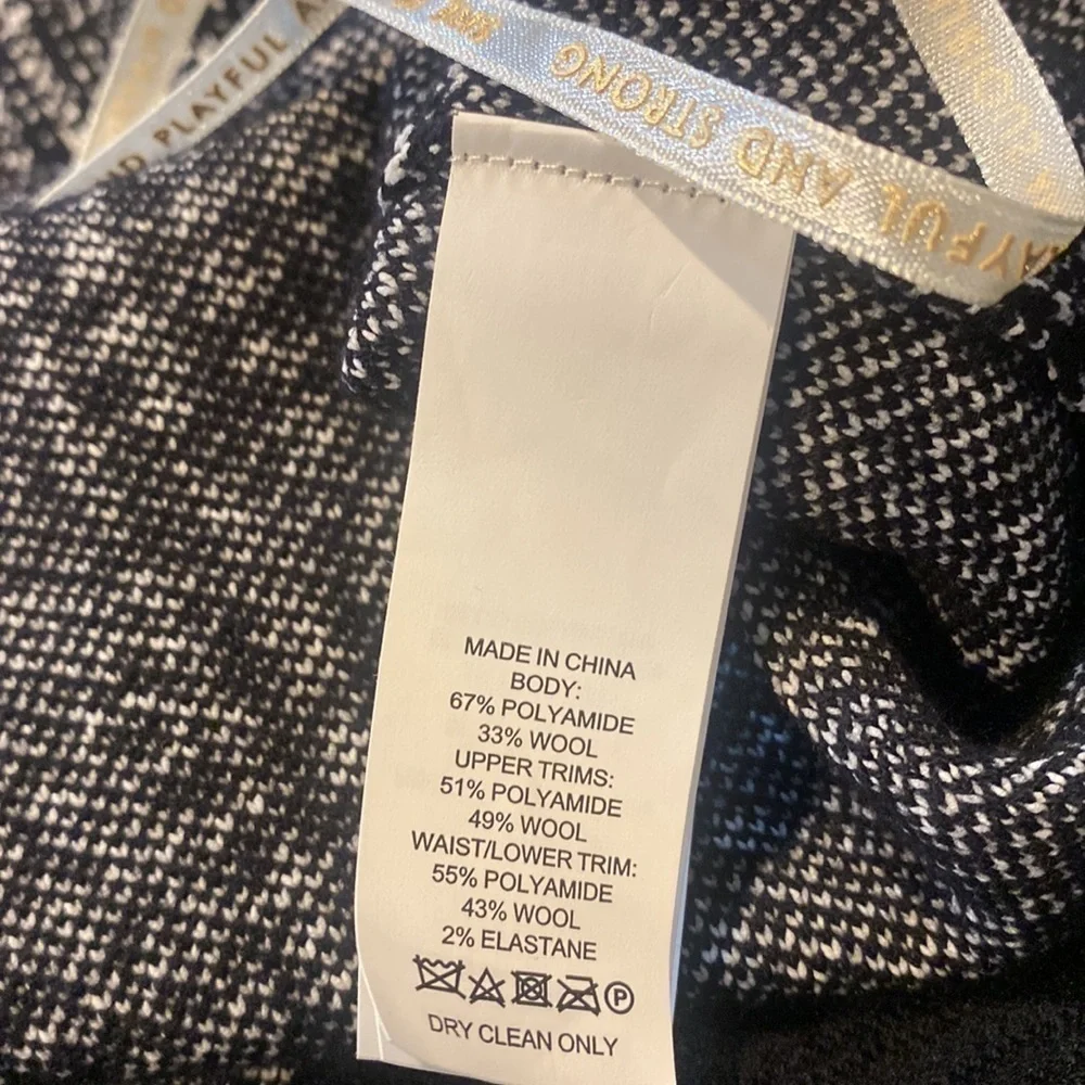 KATE SPADE Mod Plaid Sweater Dress